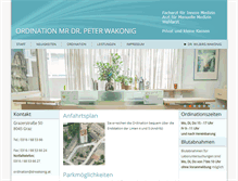 Tablet Screenshot of drwakonig.com